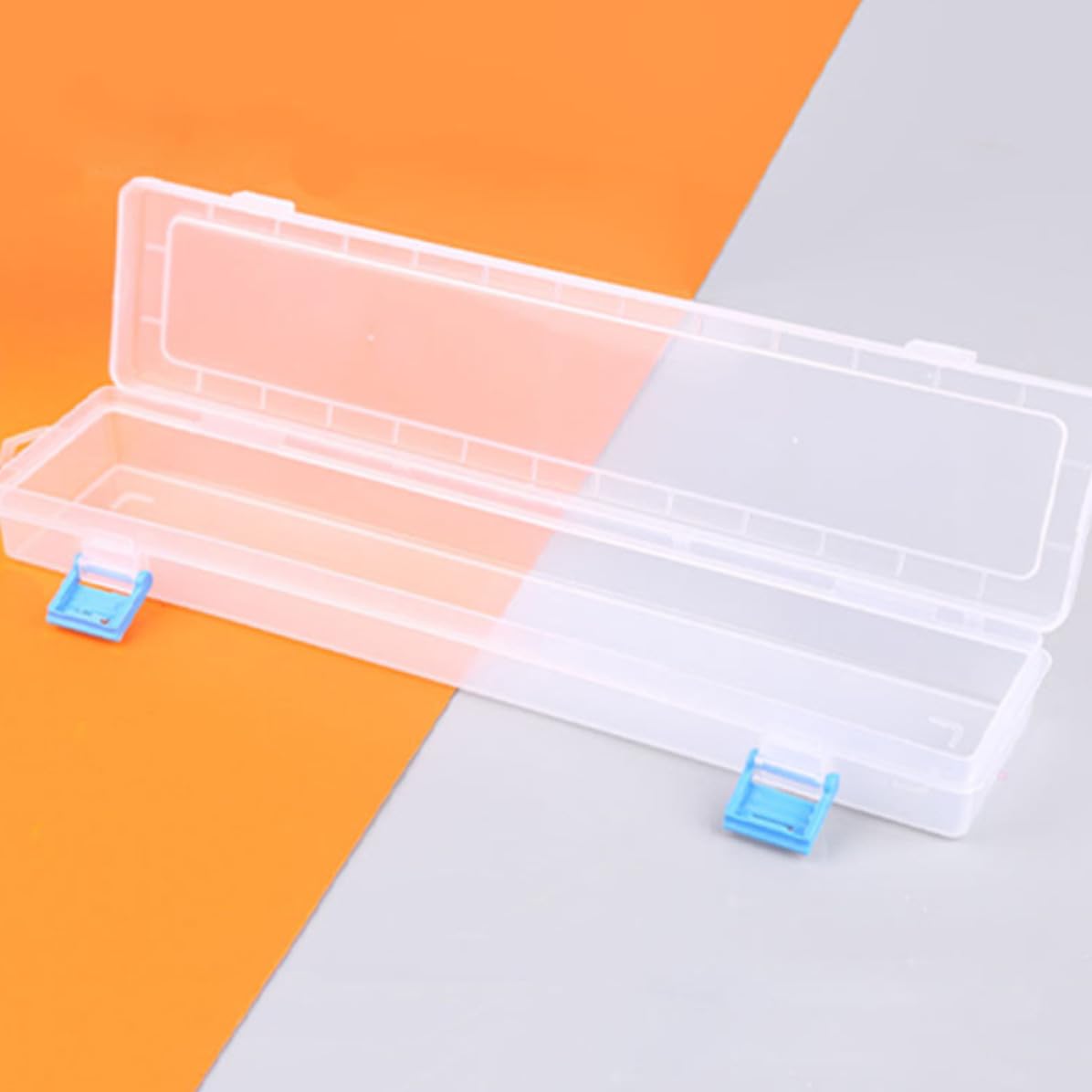 Astuccio Scatola Multifunzione Resistente in Plastica Trasparente 2 per Matite per Pennelli Acquerello e Strumenti di Disegno, per Studenti
