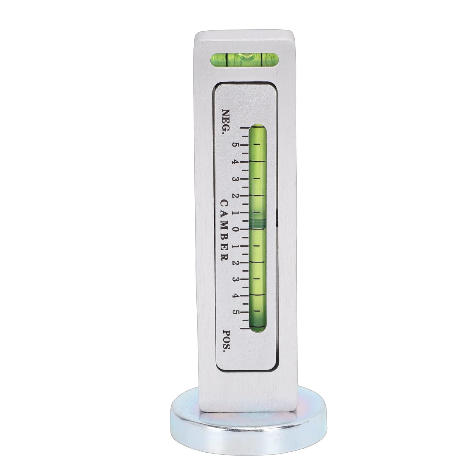 Abrazadera de Alineación de Ruedas, Herramienta de Abrazadera de Rueda de Acero Inoxidable, de Rueda con Adaptador Magnético con Medidores de Inclinación Precisos, Se Adapta a Llantas de 11