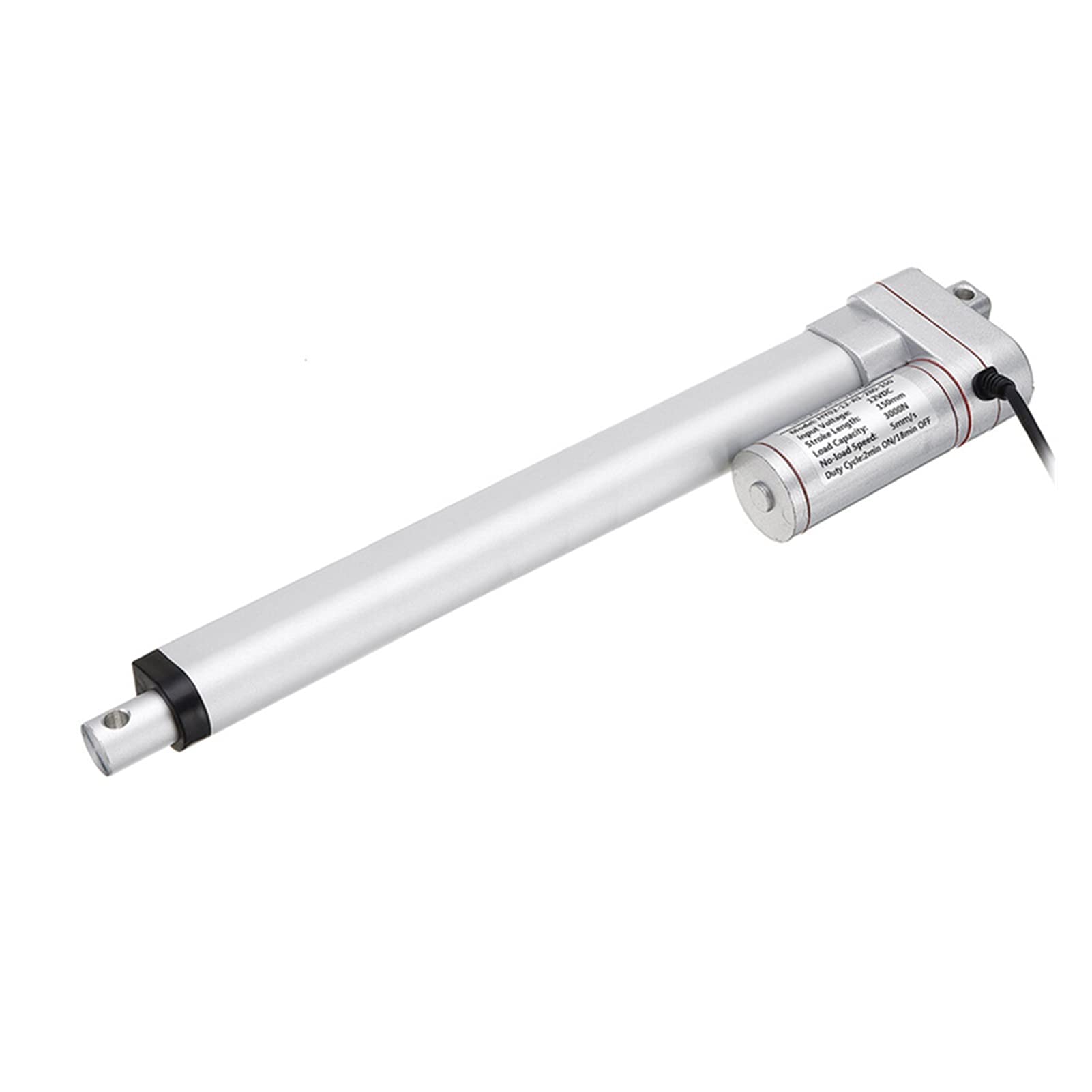 Siłownik liniowy, DC 12V / 24V Siłownik liniowy 300mm skok 150 0N Elektryczny napędowy otwieracz okna Liniowy silnik 30W 2.5a(12V 100N 60mm s)