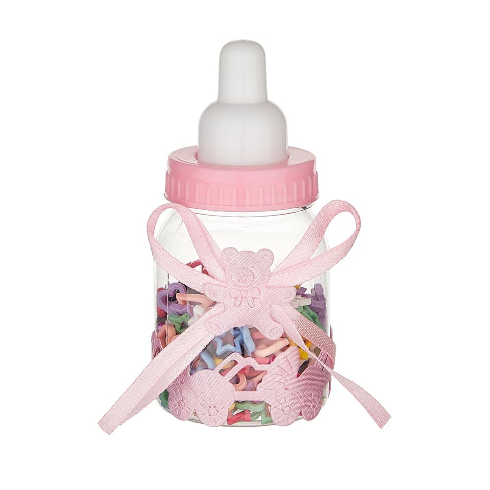 Babyshower mini fiolki na smoczek, mini realistyczne buteleczki, mały dekoracyjny smoczek jako prezent, dekoracja na baby shower, słodkie cukierki i czekoladowe buteleczki na imprezy dla chłopców i