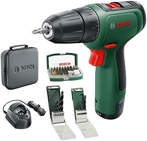 Bosch Akkuschrauber EasyDrill 1200 (2.0 Ah Akku, 12-Volt-System, Bohr- und Schraubendreher-Sets, im Softbag) - Amazon Edition