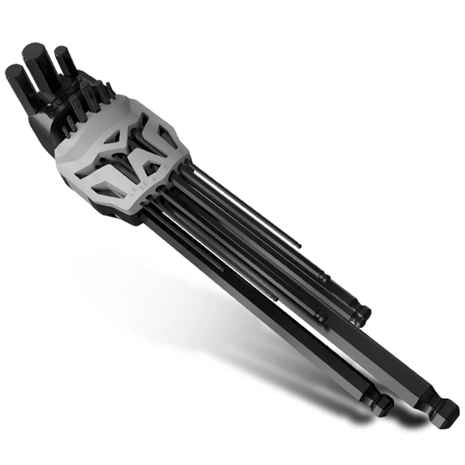 Hnulgvi B Lengthening Type Hexagonal Spanner With Flat Head Hexagon Wrench Set Multifunctional Allen Spanner Mini Hex Key Kits Alloy Steel Universal Repair Tools(B Lengthening)