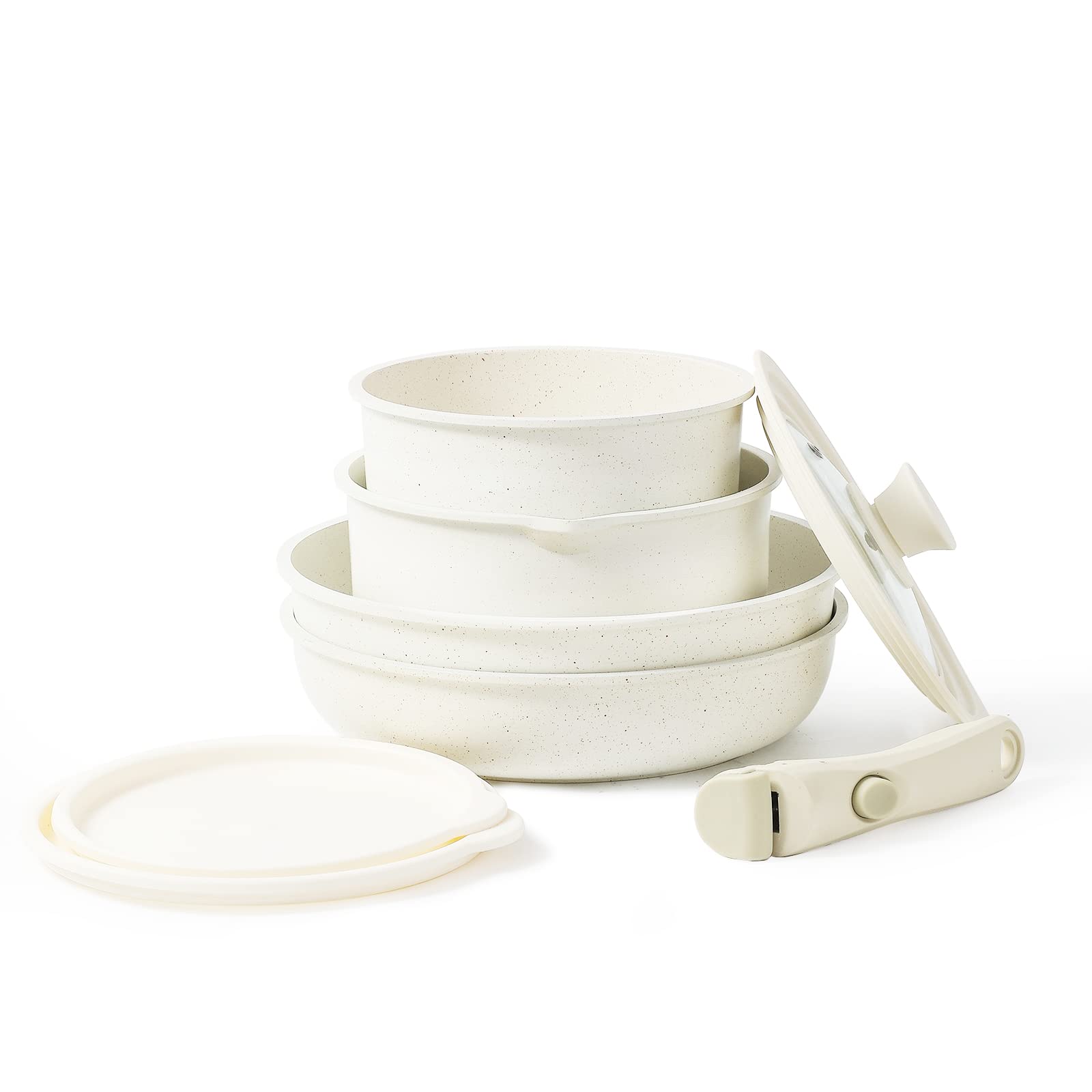 CAROTE カローテ フライパン セット 19点ベージュ ICE CREAM Amazon.co