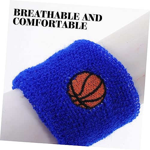 VICASKY 6 Sets Sports Headband and Wrist Sweatbands for Boys Elastic Comfortable Breathable Sweat Absorbing Bands for Running Basketball Volleyball Tennis3
