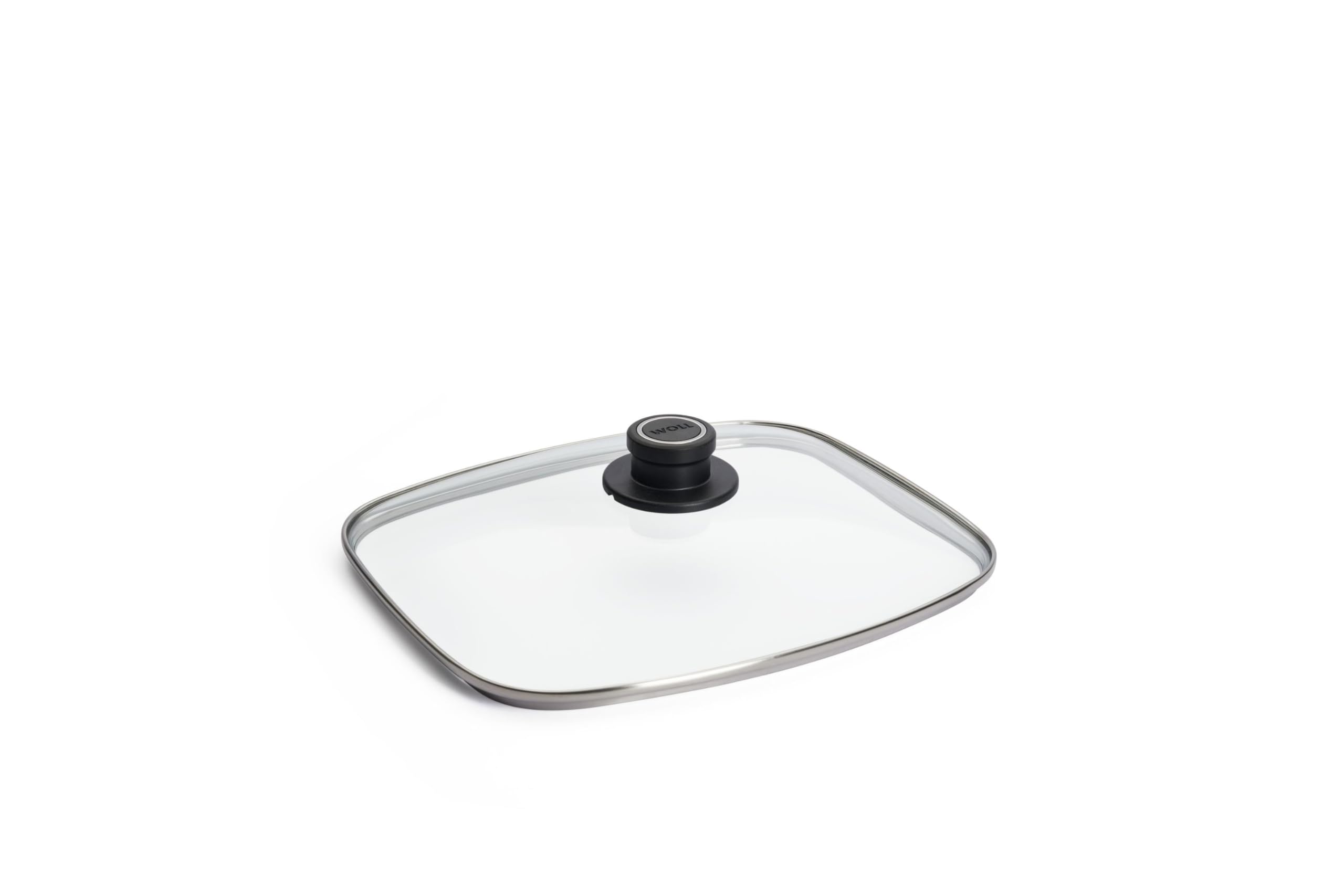 Woll Transparent Lid (Cast Aluminium, Glass, 30 X 26 X 4 Cm