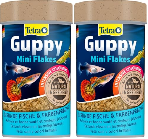 TETRA - Guppy Mini Flakes - Aliment pour Poissons Complet en Mini-Flocons - pour Guppys et Vivipares - 100 ML (Lot de 2)