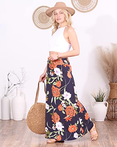 Image of Popana Long Maxi Skirt for Women, Flowy Long Skirts for Women | High Waisted Soft Trendy Rayon, Sundress Convertible Skirt, Long Length Bodycon Maxi Skirt, Petite and Plus Size