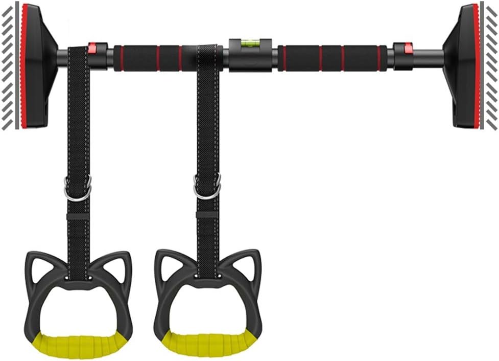 Hua Steel Fitness Horizontal Bar, Portable Retractable 70-160cm, for Children and Adults Strength Training Equipment, Easy to Install, 3 Sizes (Size : 70-96cm)