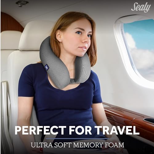 Almohada cervical de espuma viscoelástica para viaje miniatura 2