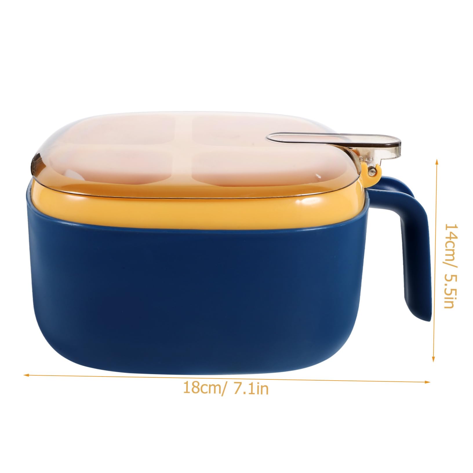 Cabilock Caja De 5 Piezas Caja De Condimentos Contenedor De Artículos De Cocina Artículos De Cocina Suministros De Accesorios De Tarros De Especias Tarro De Especias