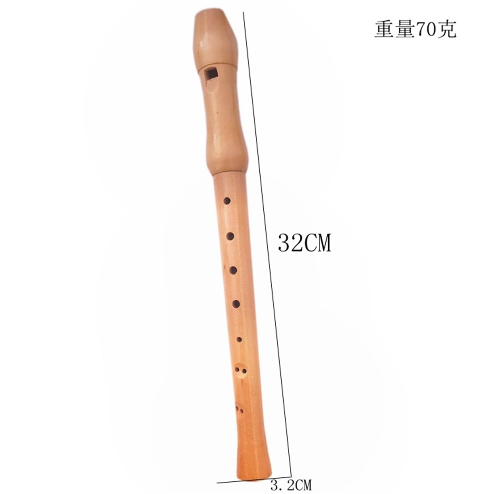 Flûte À Bec Flûte À Bec Colorée En Bois Naturel Instrument De Musique | Flûte à bec(Long)