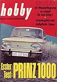  Hobby Erster Test : Prinz 1000 Nr. 10/1964 06.05.1964