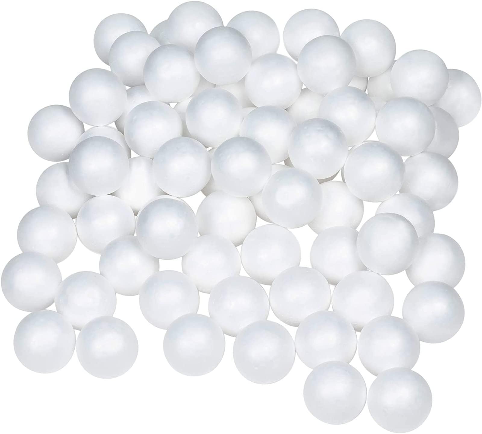 Genie Crafts 75-Pack Foam Balls for Crafts for DIY Arts and Supplies - 2 Inch - Small