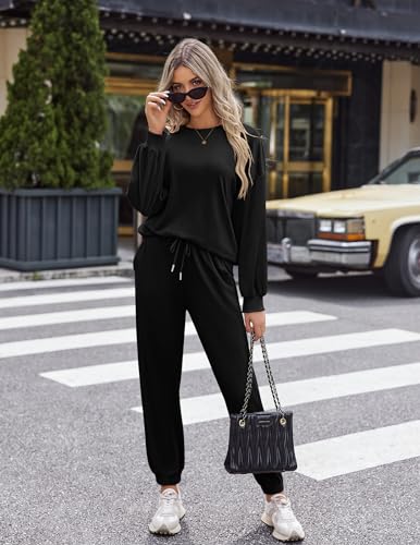 Beyove Women Velour Sweatsuits 2 Piece Tracksuit Sets with Pockets Sweatshirt & Sweatpants Leisure Jogger Outfits S-XXL2