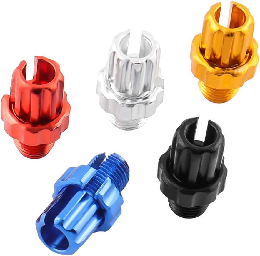 Bike 10 pcs of 5 Colors 7mm M7 + 10mm M10 Brake Handle Lever Fastener Adjusting Barrels Screws Bolt MTB Bicycle Aluminium Alloy for Mountain Bike Road Bike Silver Black Red Gold Blue