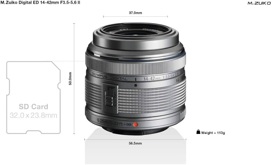 Amazon.com : OM SYSTEM Olympus V314050SU000 14-42mm II R