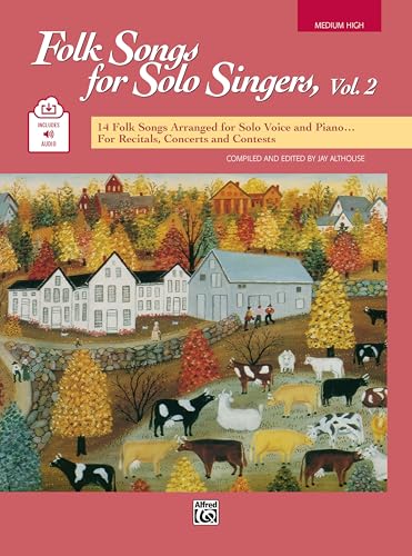 Folk Songs For Solo Singers Volume 2 Medium-High Voice (Book And Cd)