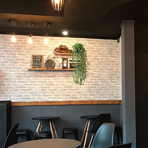 2Pcs Artificial Potted Plants Fake Vine Hanging Leaves, Faux Plants Artificial Eucalyptus Vine in Pot Room Scenes Decorative Home Kitchen Garden Office Wedding Wall Decoration