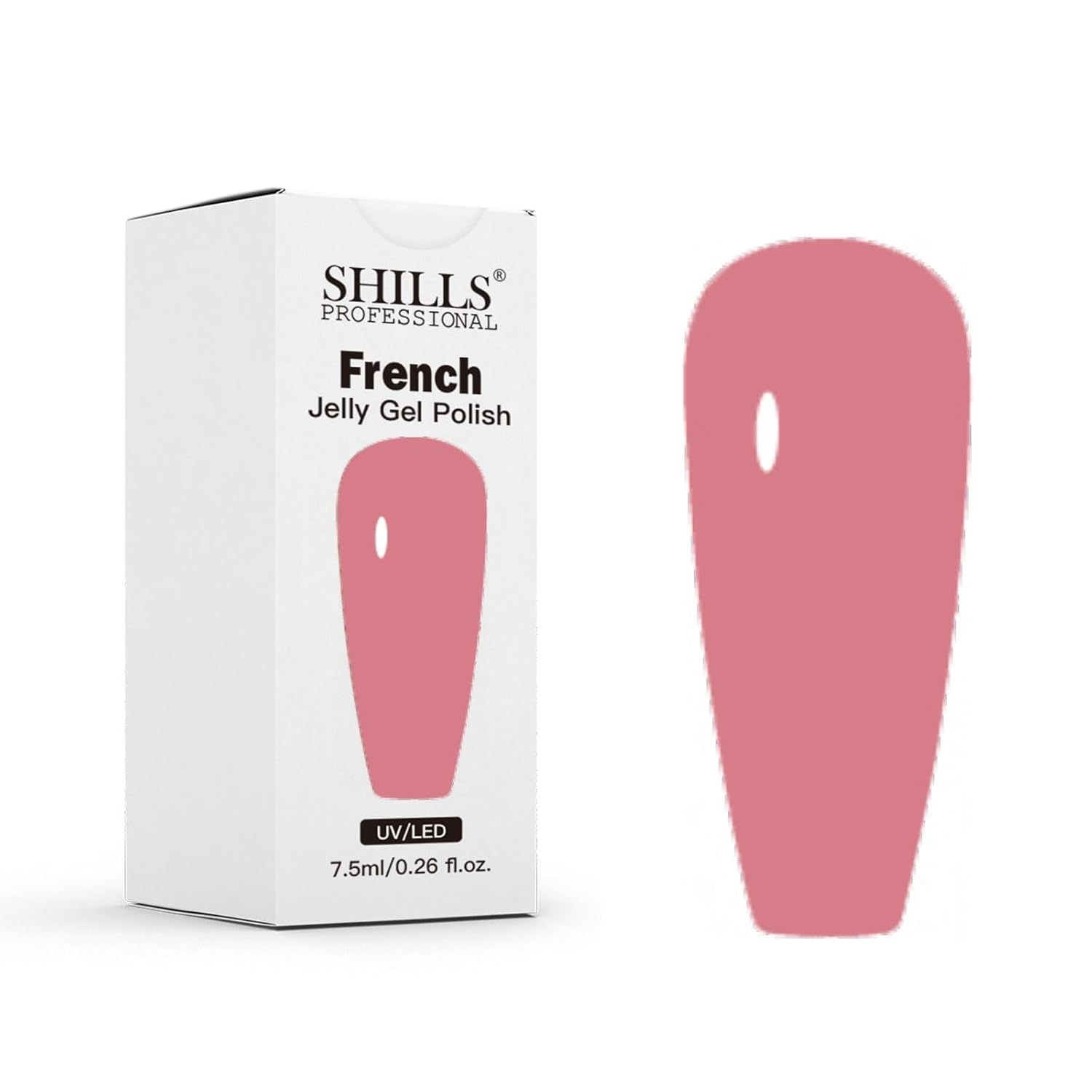 French Jelly Gel Polish, Pink, UV/LED Cure, 7.5ml-image-35