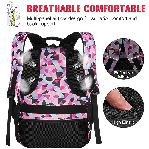 Image of Paude Backpack for Teen Girls & Women - School & Travel Laptop Bookbag for City Trip & Office