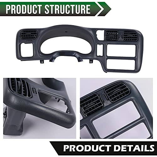 image for GRAND ORANGE Dash Trim Bezel Compatible with Blazer Jimmy Sonoma S10 1