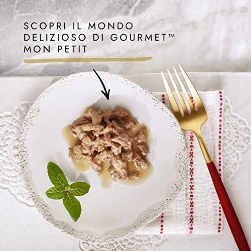 Gourmet Mon Petit Cat Food, Mixed Variety, 6 x 50g - Pack of 8