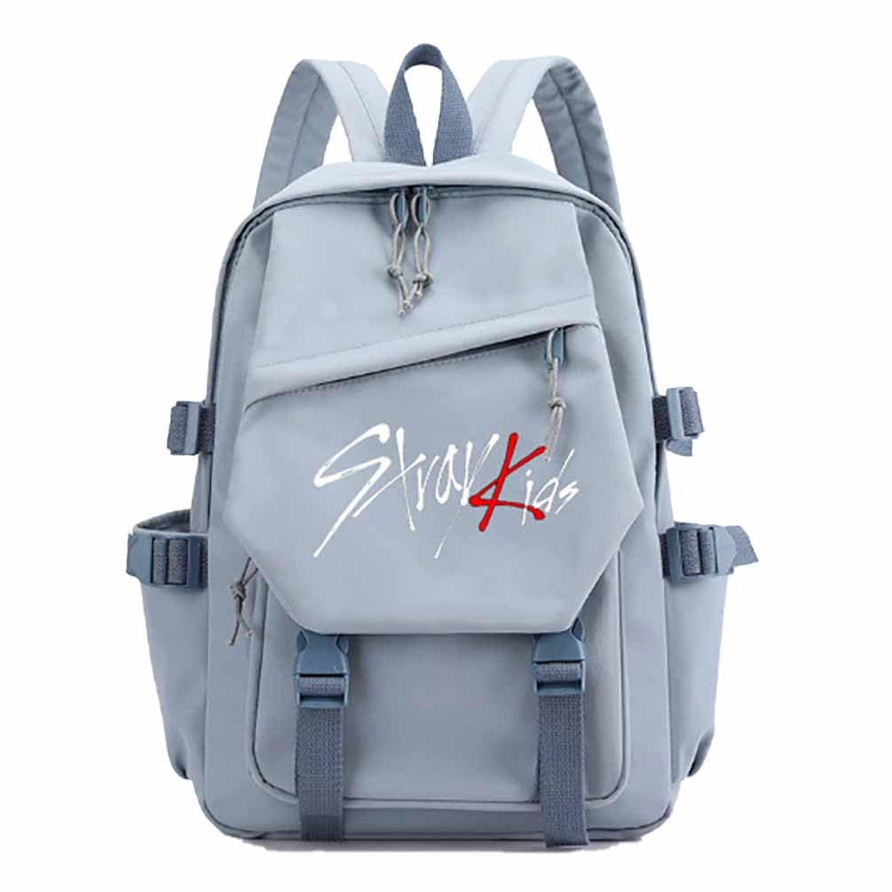 Stray Kids KPOP Sac à dos de grande capacité, imperméable, compartiment pour ordinateur portable, sac à dos d'écolier pour l'université, le travail, les voyages – Parfait pour les fans de