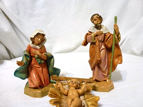 Fontanini by Roman Classic Holy Family Nativity Set, 3-Piece, 5-Inch Each