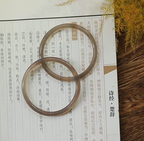 Image of Natural Agate Bracelet Bangle With Gift Box Free