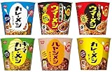 日清　カレーメシ(ビーフ・キーマ・シーフード)、ハヤシメシ、ウマーメシ(シビうま担々・麻辣火鍋飯) 6種類各1個入り 6個セット