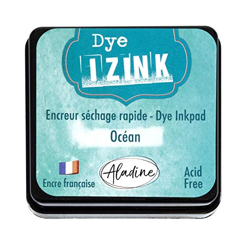 Aladine 19262 Izink Dye inchiostro turchese oceano...