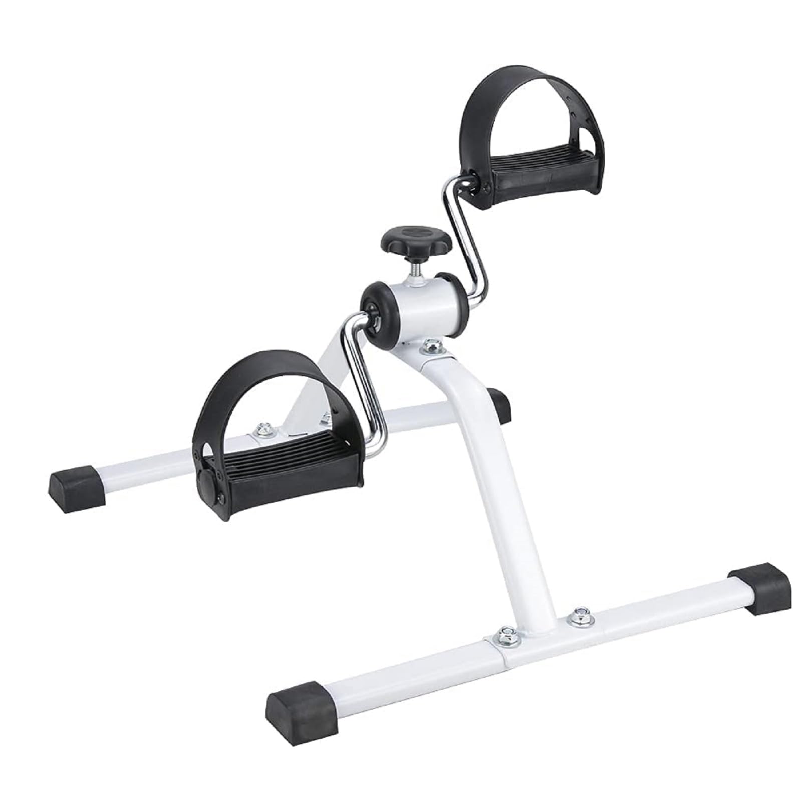 XJYMCOM Pedal Exerciser 48x41x30cm Adjustable Resistance Mini Exercise Bikes Hand-Arm and Leg Exerciser for Home Fitness Gym Work Out