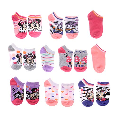 Image of MINNIE Girls' Minnie Mouse No Show Socks