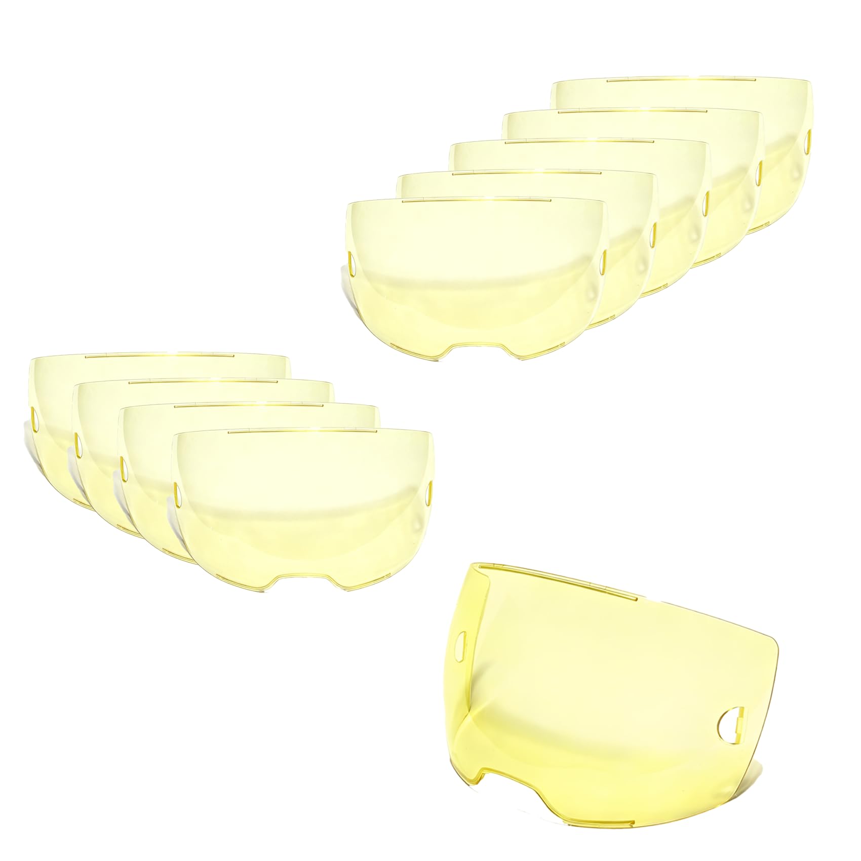 Photo 1 of 10 Pack 0700600881 Amber Front Cover Lens Compatible with Sentinel A60 Helmet,Outside protective Lens Replacement Fit for Sentinel A60 Welding Helmet