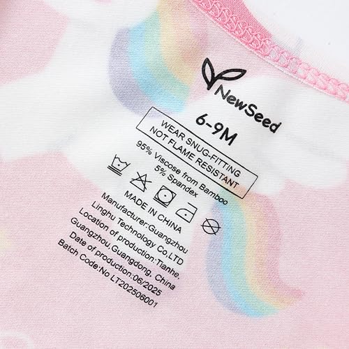 Image of Baby One-Piece Footies Long Sleeve Rompers 2-Way Zipper, Viscose from Bamboo Baby Bodysuit Clothes for Boys Girls