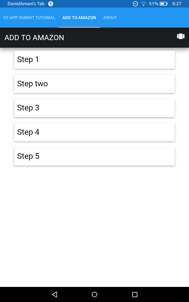EZ Appsgeyser Manual - App on Amazon Appstore