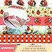 NIKOMIE 12 Rolls Washi Tape Set,6 Design Ladybug Decorative Tape Red Black Insect Masking Tape for Journaling Supplies, Junk Journal, Scrapbooking, DIY Arts & Crafts, Planner, Gift Wrapping