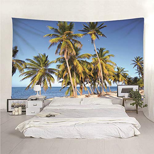 Tapiz de pared con impresión 3D KnSam lavable de poliéster resistente 150x150 cm 6