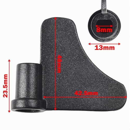 Pagaie de machine à pain en acier inoxydable - Pièce de rechange pour machine à pain - Accessoires de cuisine - Noir – vue 5