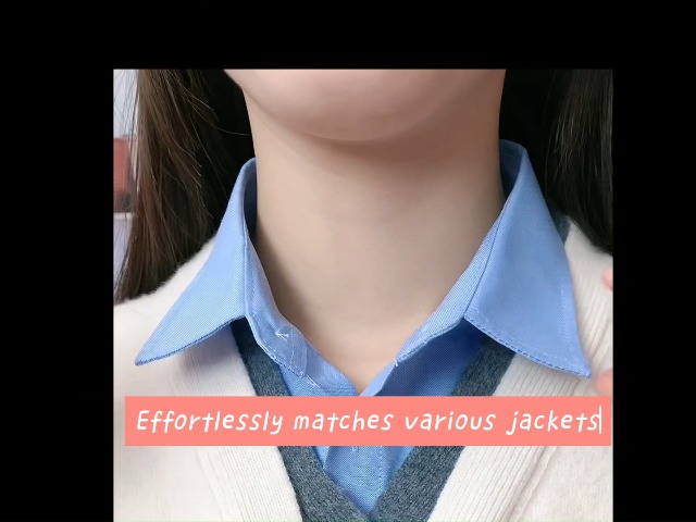 Amazon.com: QLX Detachable Collar - Cotton Half Shirt Dickey for