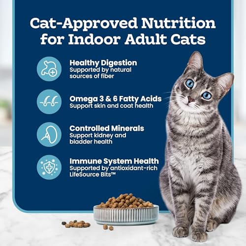 Blue Buffalo Tastefuls Chicken Adult Indoor Dry Cat Food, 15 lb