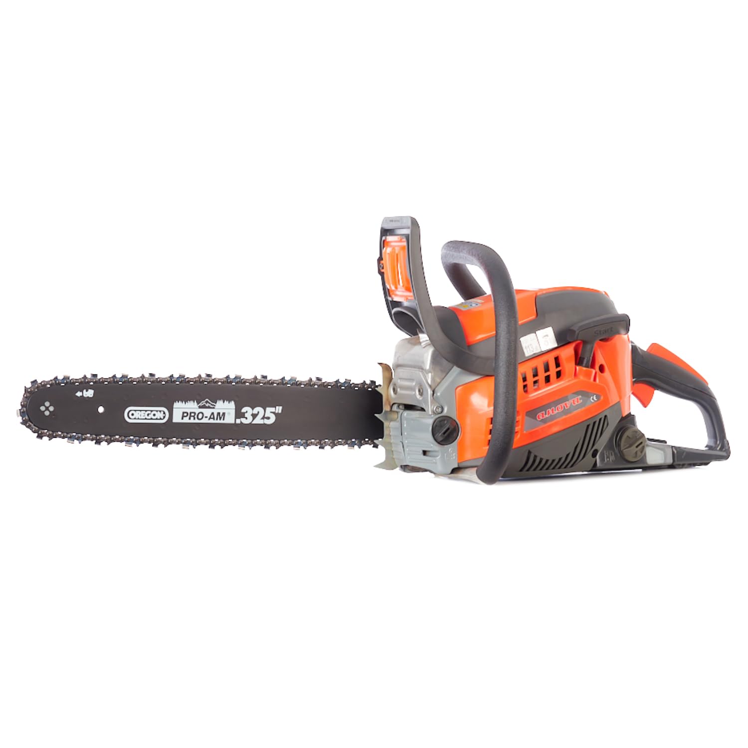 ANOVA - Motosierra Gasolina | 2,7 CV - 2 KW | 45,4 CC | 5,5 KG | Espada 18 -.325" - 45 CM OREGON | Arranque Manual | Para Tala, Poda y Corte de Madera en Jardín y Trabajos Forestales | Diseño Robusto