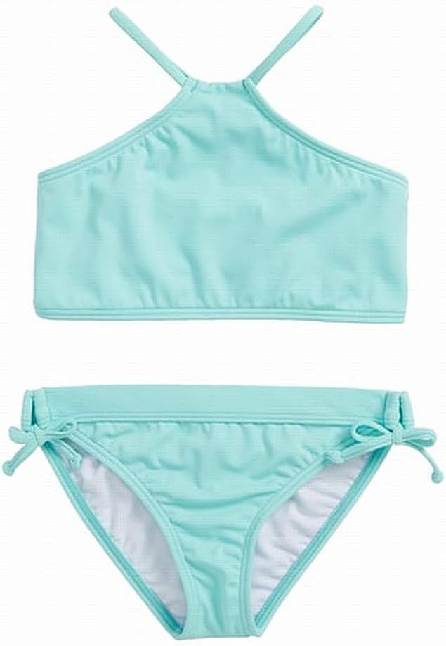Billabong Girls' Sol Searcher Hi Neck Bikini Swim Set
