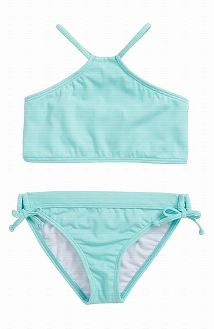 Billabong Girls' Sol Searcher Hi Neck Bikini Swim Set