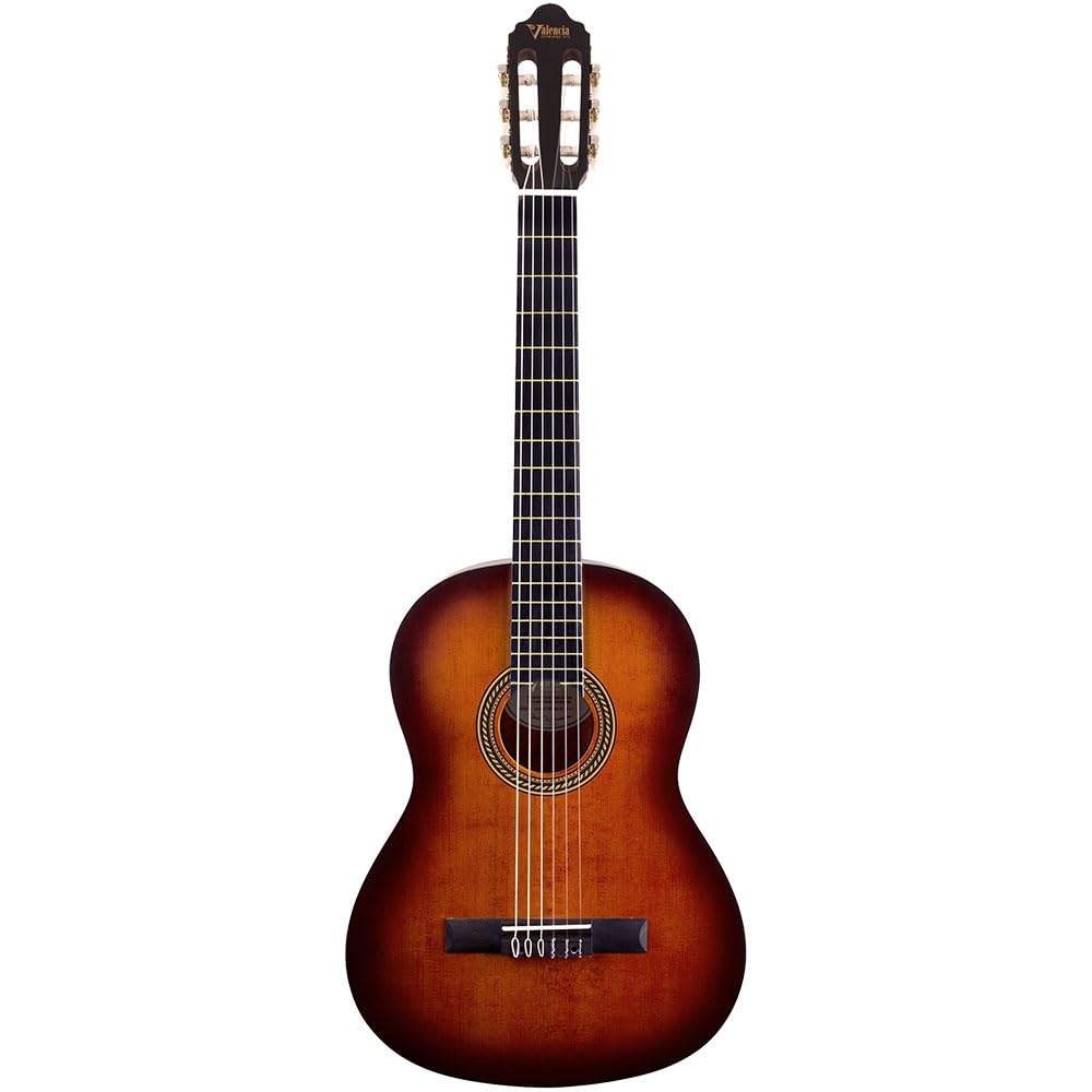Valencia 200 Series Classical Guitar 4/4 size Classic Sunburst with Truss Rod VC214CSB-image-33
