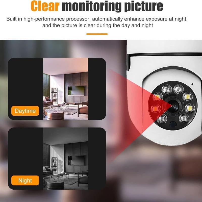SIFACAM Wi-Fi Bulb Camera 3MP Full HD Smart Home Monitoring 2