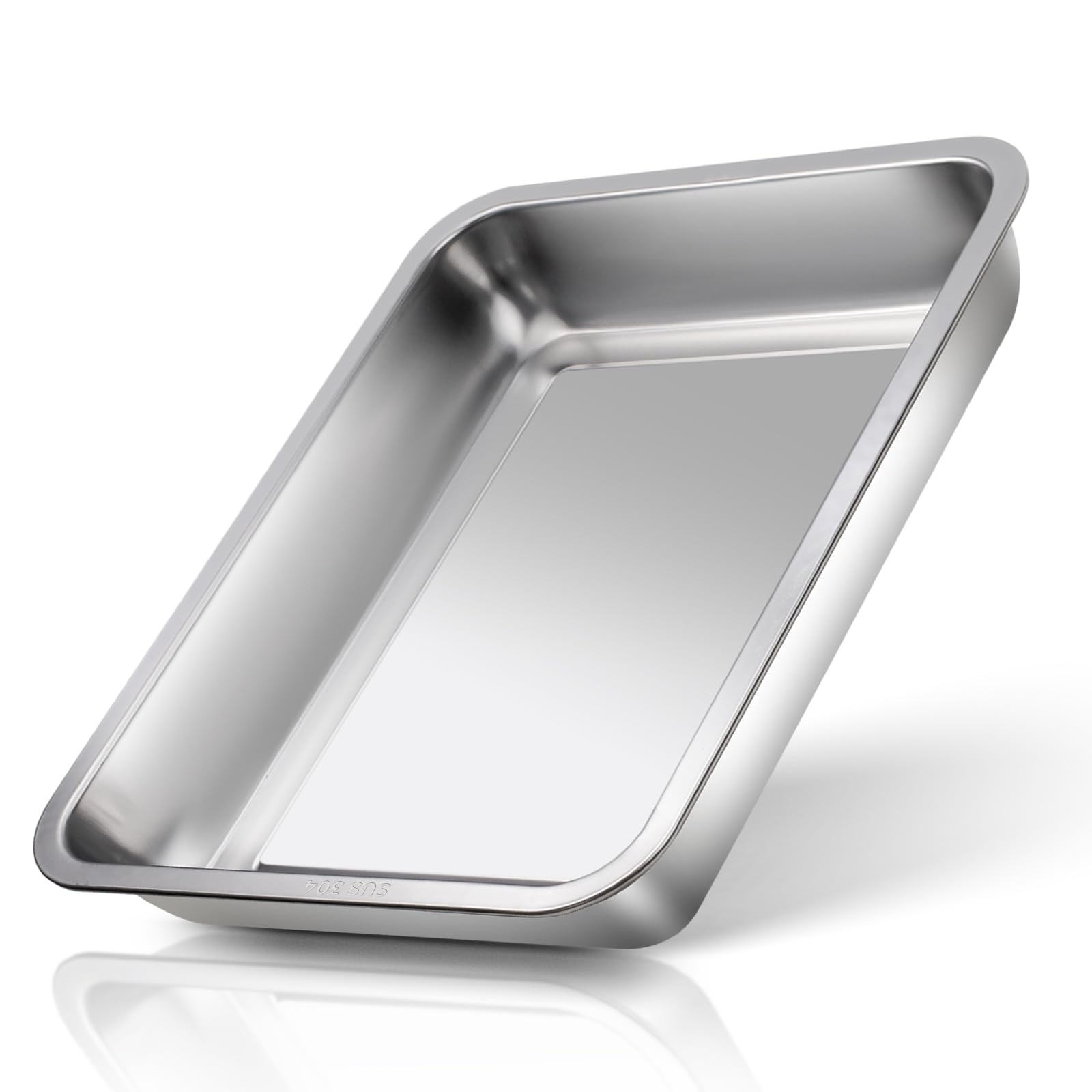 Plaque de cuisson inox 304 épaisse pour un four impeccable et sain