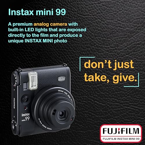 Fujifilm Instax Mini 99 Instant Film Camera Bundle with Fujifilm Instax Mini Instant Film (20 Sheets) with Accessories Including Protective Carrying Case Value Bundle - image 3