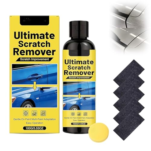Nanopolix Scratch Remover Nanopolix Car Scratch Remover Kit with Nano Sparkle Cloth Universal Auto Paint Scuff Eraser Quickly Fix Vehicle Paint Scratches & Water Spots (1Pc)