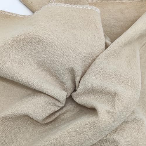 Image of Howie's Needlepoint 2 Pack Cotton Throw Pillow Backs, 16x16 Inch, Beige, Solid, Zipper Closure